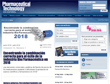 Tablet Screenshot of pharmatechespanol.com.mx